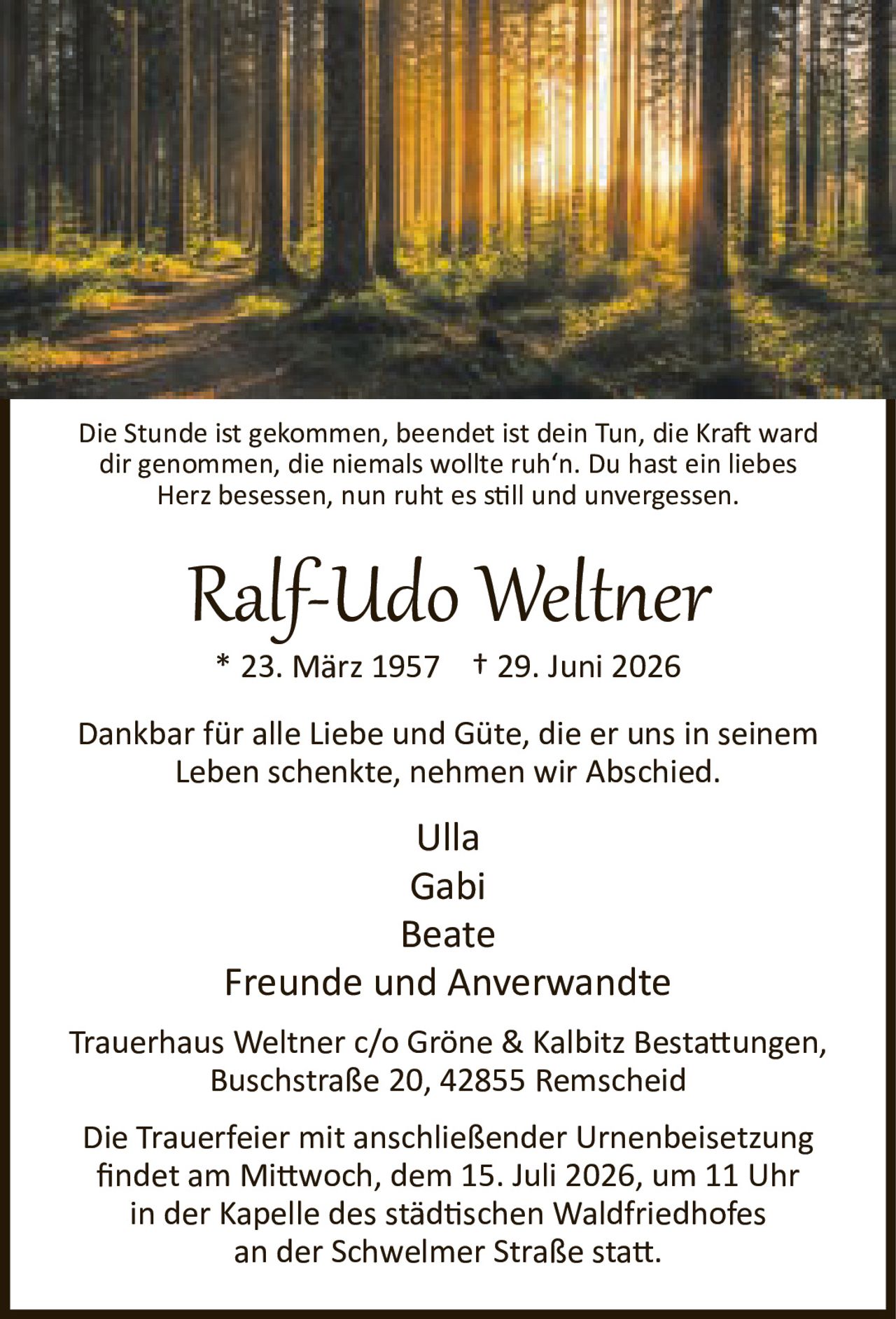 Ankündigung
