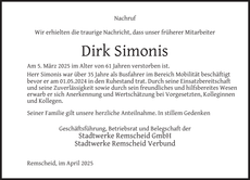 Announcement