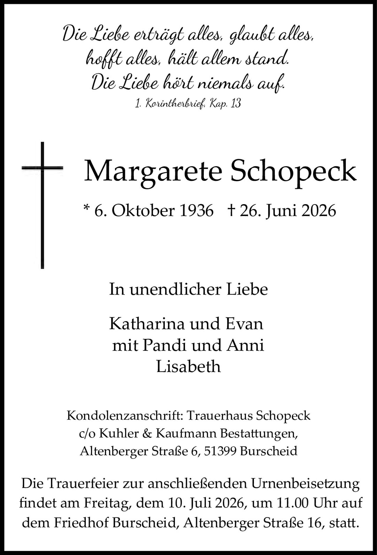 Ankündigung