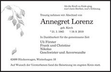 Ankündigung