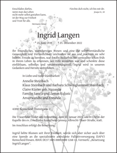Ankündigung