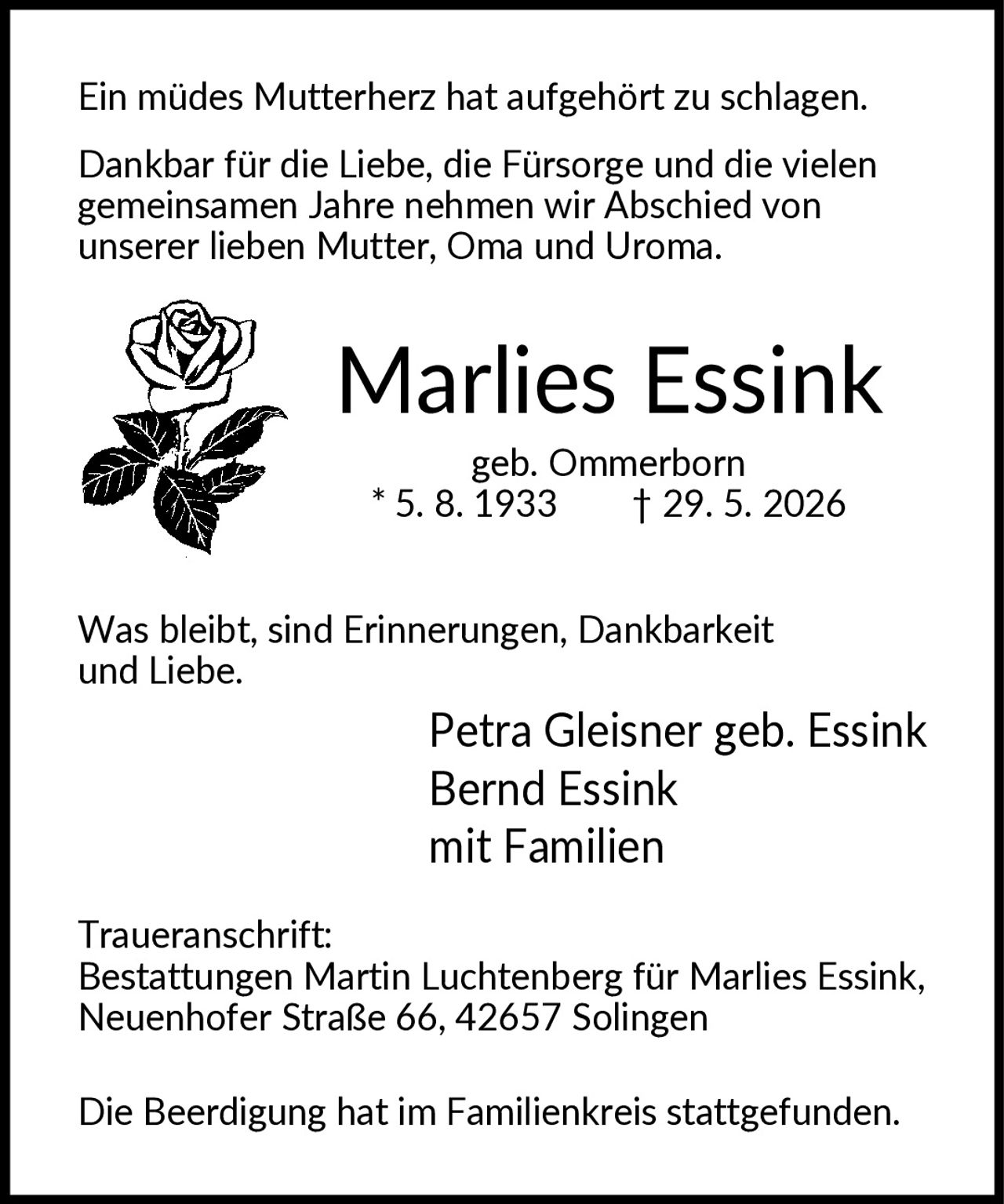 Ankündigung