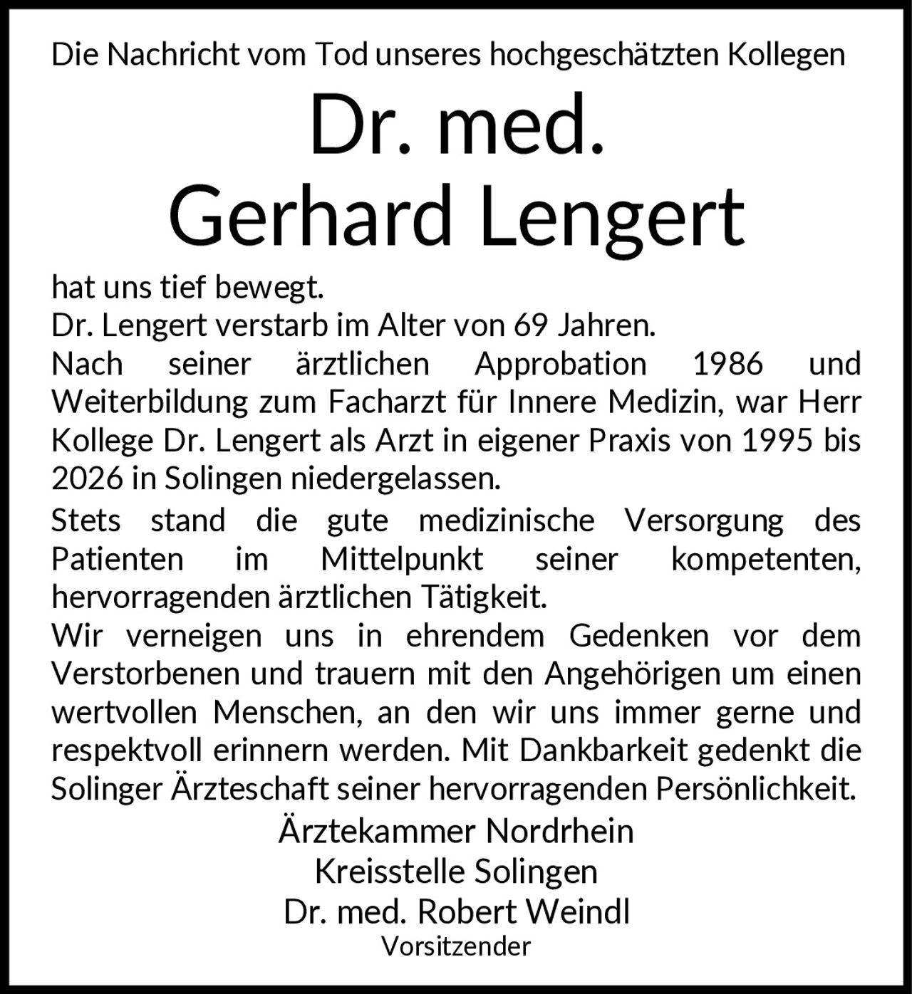 Ankündigung