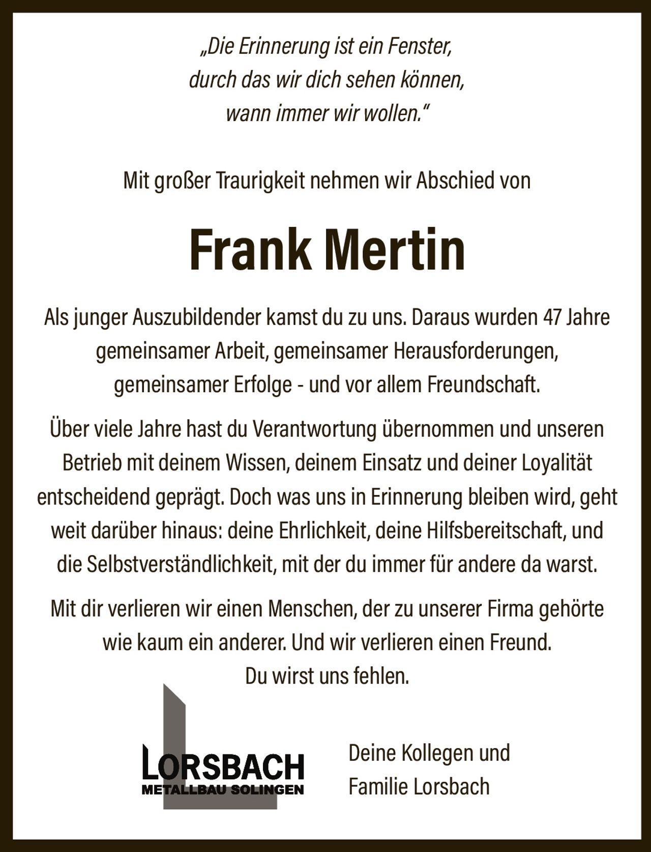 Ankündigung