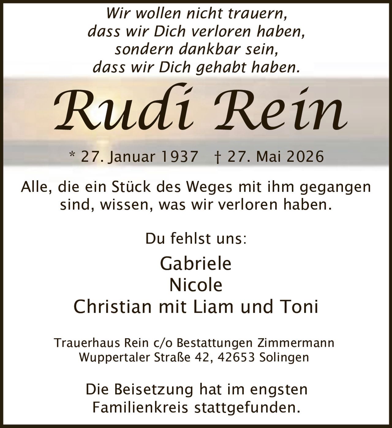 Ankündigung