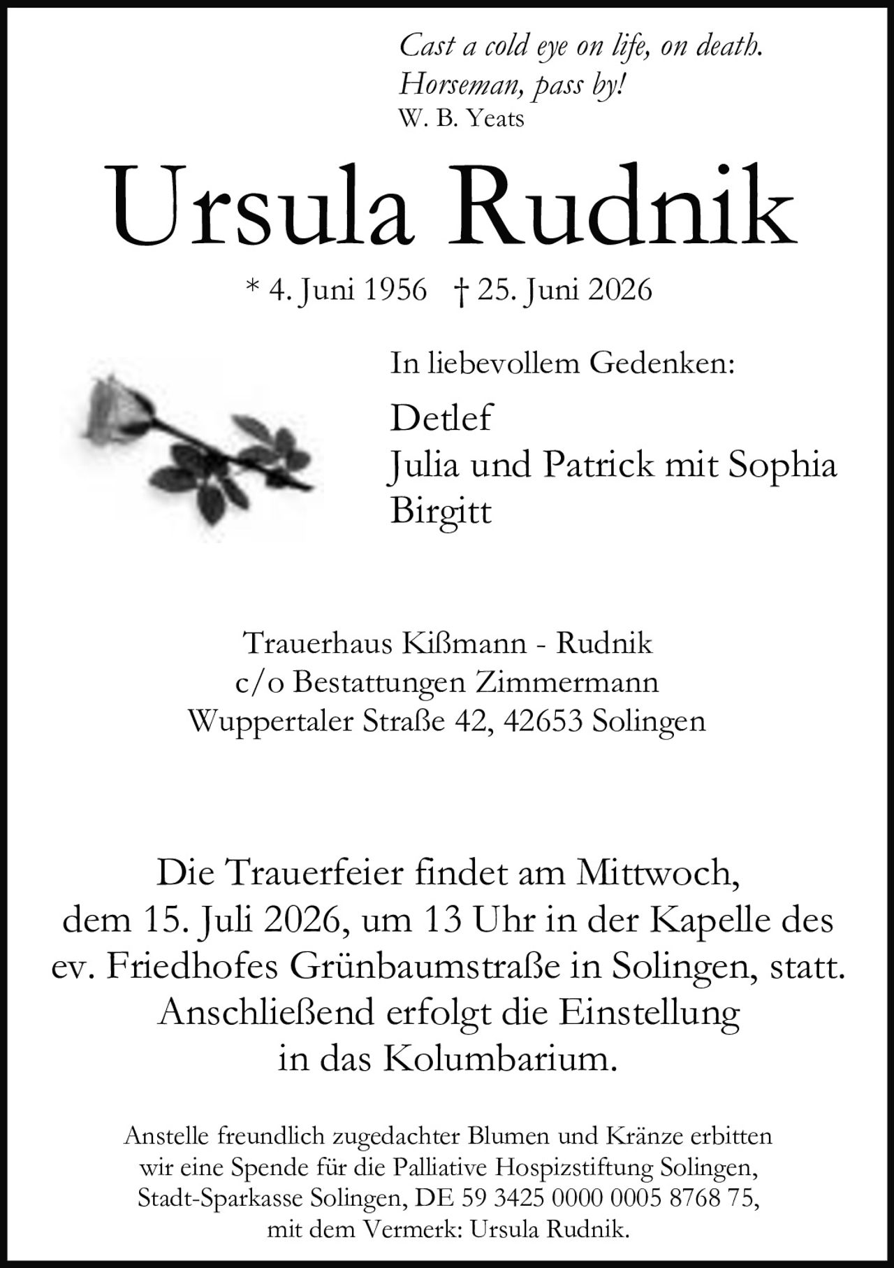 Ankündigung