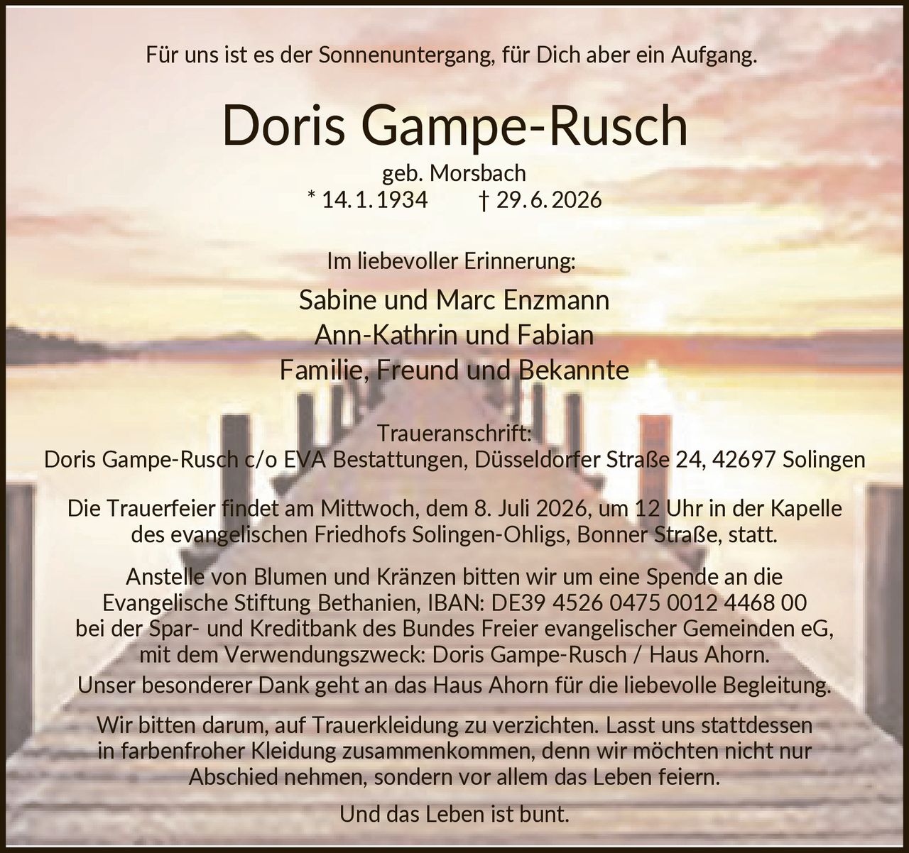 Ankündigung