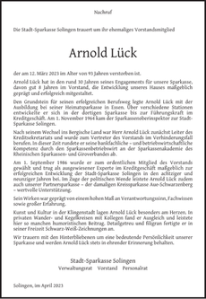 Ankündigung