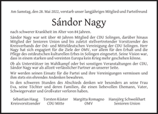 Ankündigung