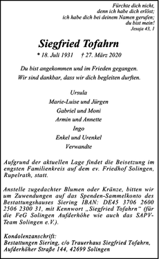 Ankündigung