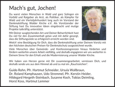 Ankündigung