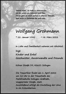 Ankündigung