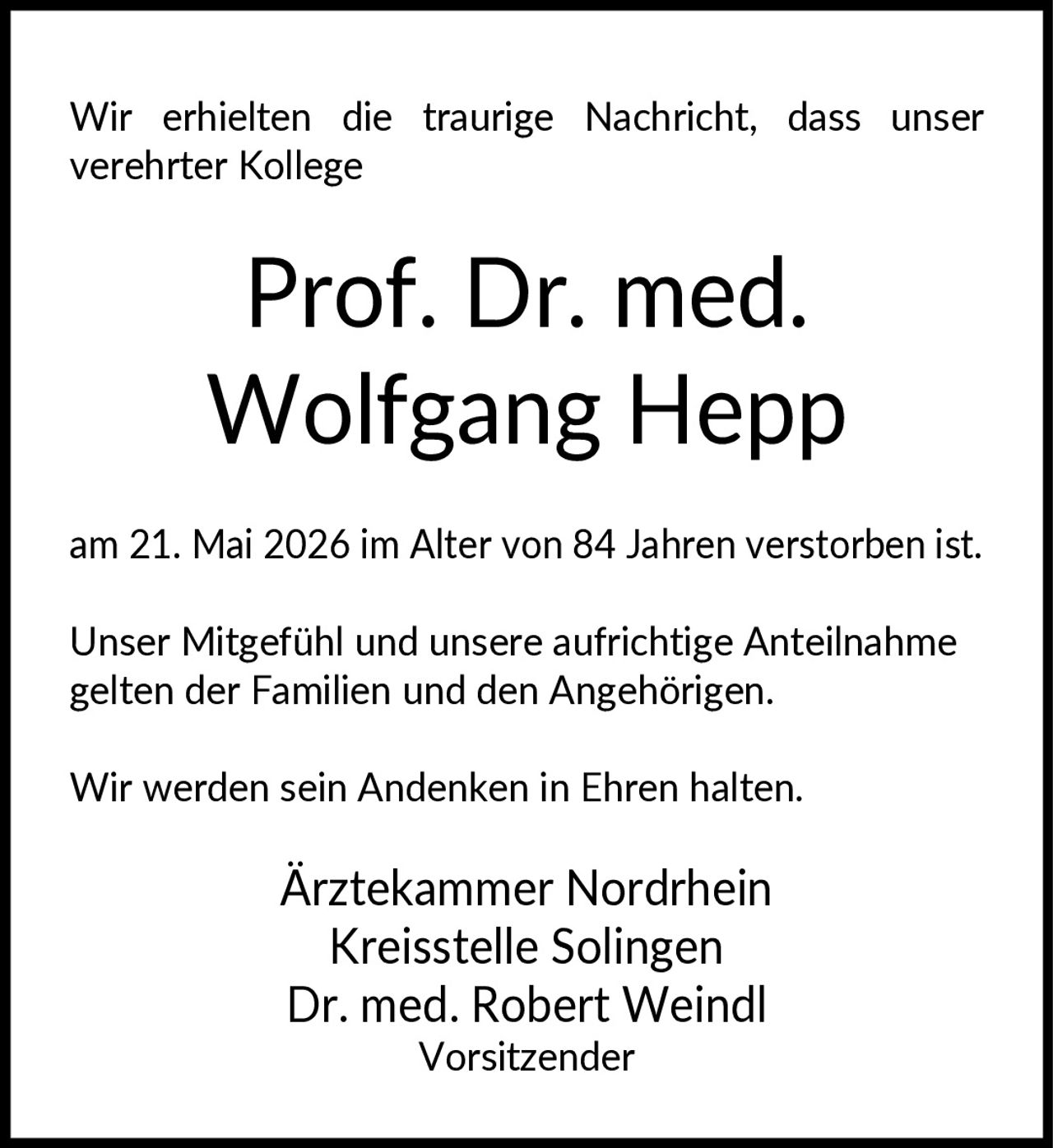 Ankündigung