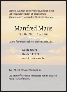 Ankündigung