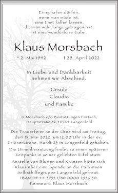 Ankündigung