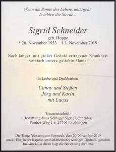 Ankündigung