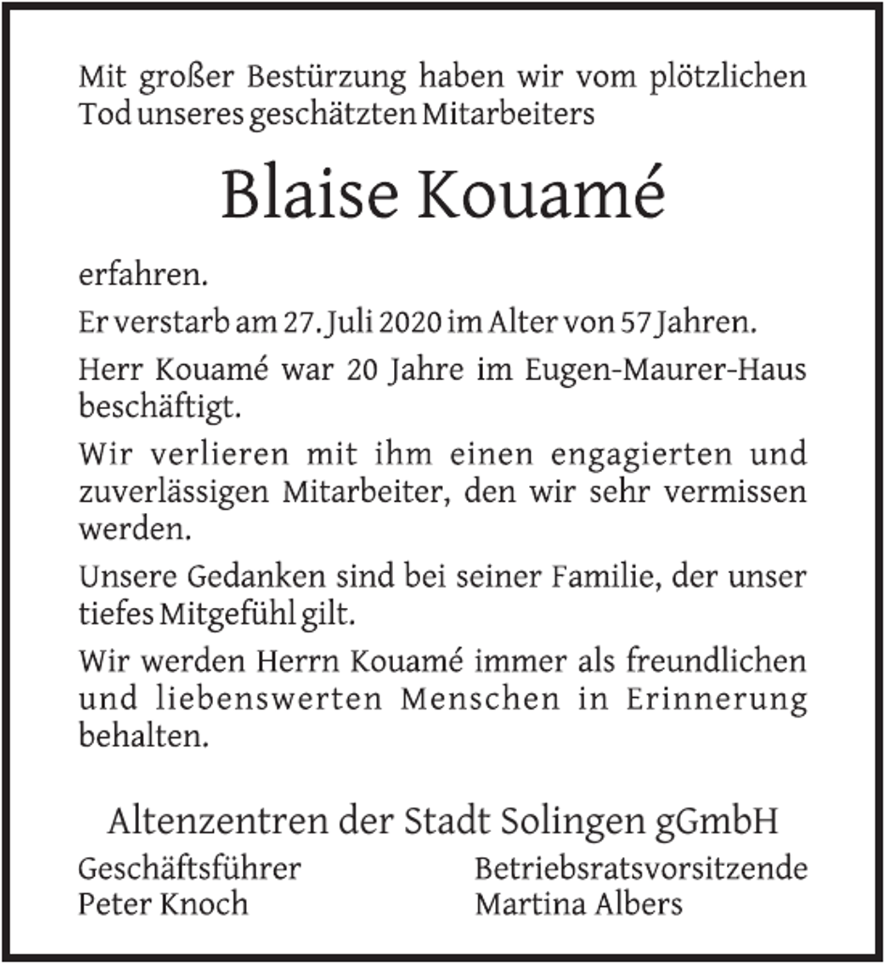 <p>Altenzentren der Stadt Solingen GmbH</p>