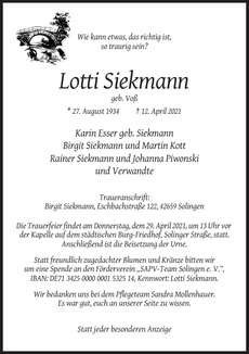 Announcement
