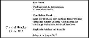 Announcement