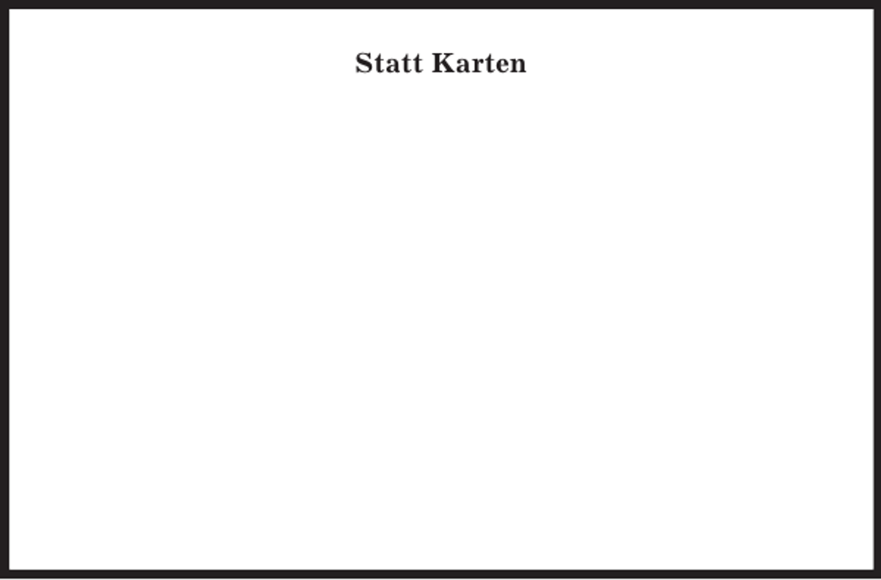 <p>Statt Karten</p>