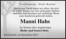 Announcement