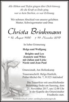 Announcement
