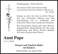 Ankündigung