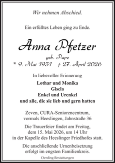 Ankündigung