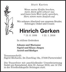 Ankündigung