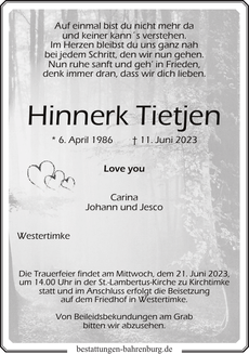 Ankündigung