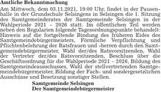 Announcement