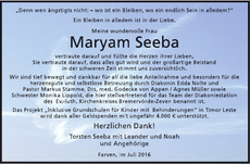 Ankündigung
