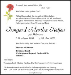 Ankündigung