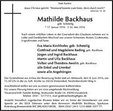 Ankündigung