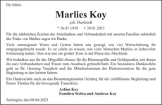 Ankündigung