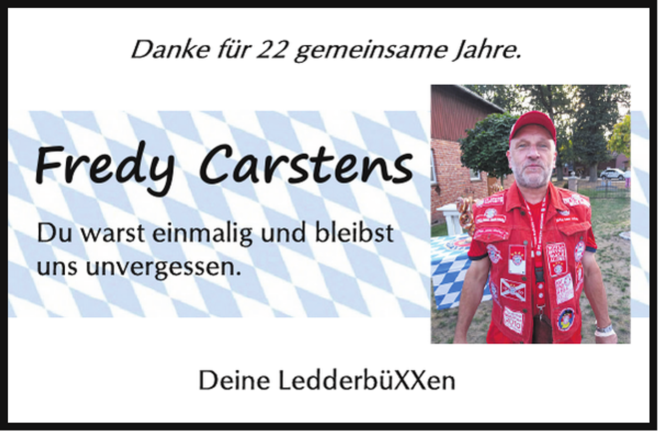 <p>Fredy Carstens</p>