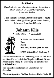 Ankündigung