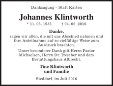 Ankündigung