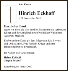 Ankündigung