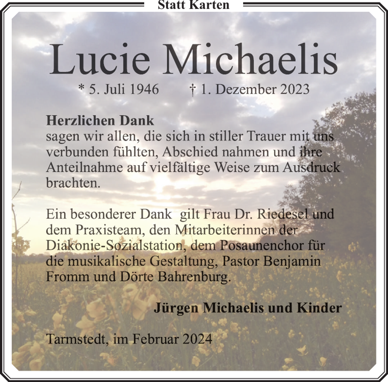 <p>Statt Karten</p>